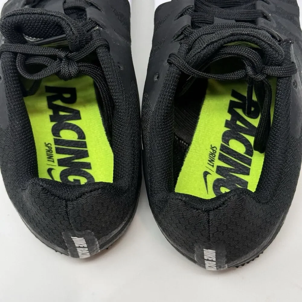 Nike Zoom Rival S 9 Black White Mens Size 8.5 Track & Field Sprinting Shoes